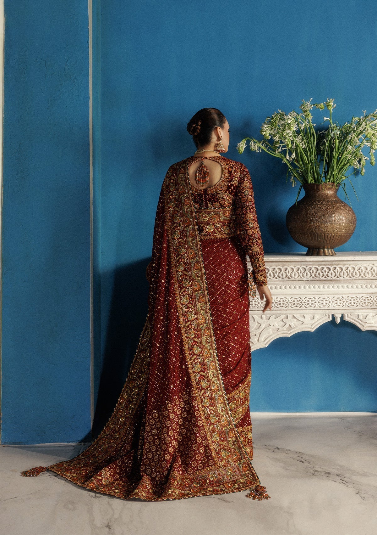 Aik Atelier | Udaipur Velvet 25 | LOOK 09 - Official Aik Atelier stockist in UK - Sakeena London