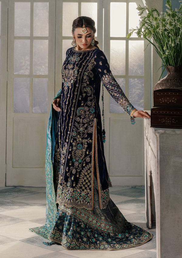 Aik Atelier | Udaipur Velvet 25 | LOOK 10 - Official Aik Atelier stockist in UK - Sakeena London