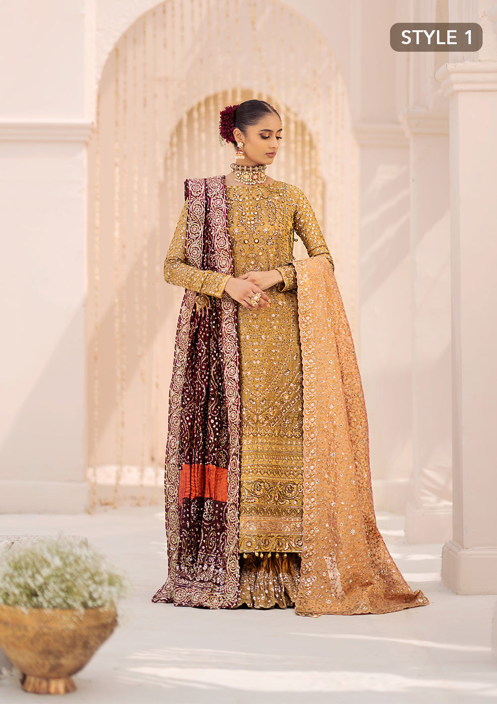 Aik Atelier | Wedding Festive 24 | LOOK 02 - Official Aik Atelier stockist in UK - Sakeena London
