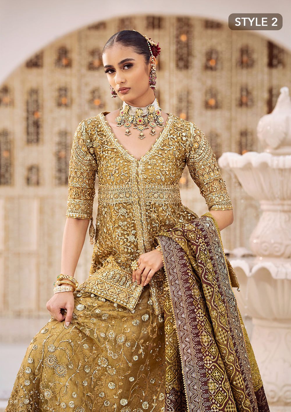 Aik Atelier | Wedding Festive 24 | LOOK 04 - Official Aik Atelier stockist in UK - Sakeena London