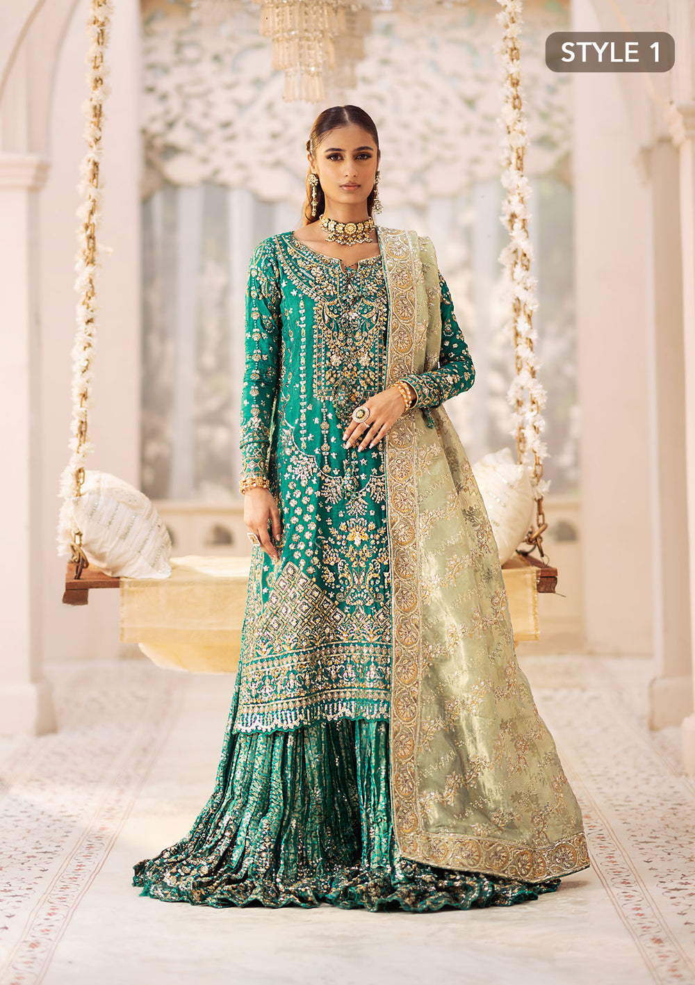 Aik Atelier | Wedding Festive 24 | LOOK 09 - Official Aik Atelier stockist in UK - Sakeena London