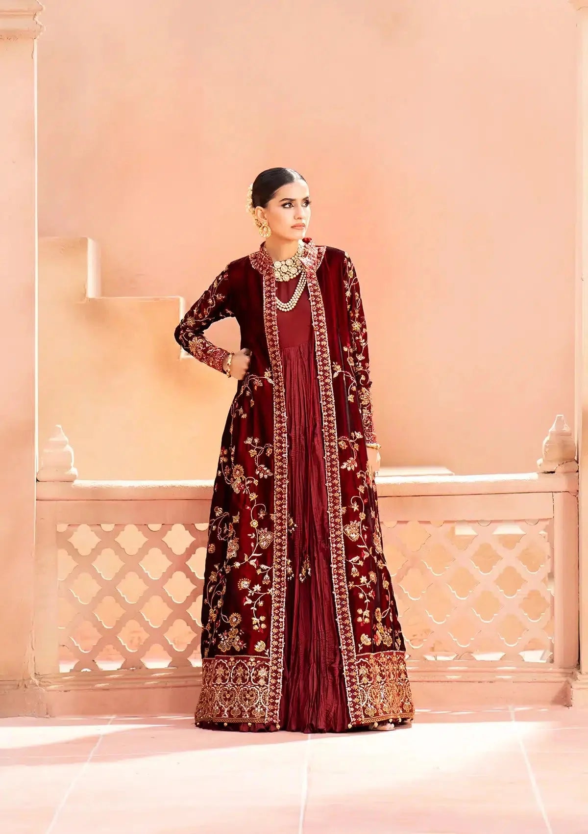 Aik Atelier | Zardozi Velvet 23 | 07 - Official Aik Atelier stockist in UK - Sakeena London
