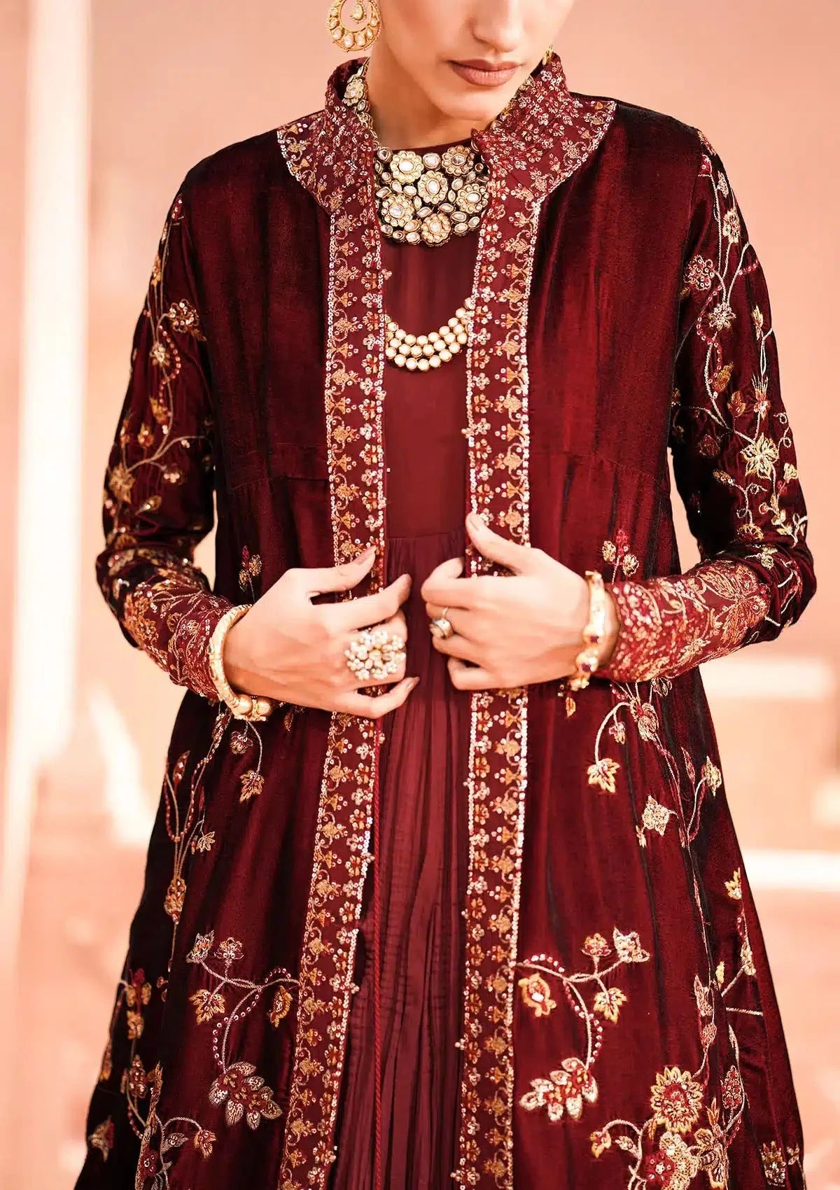 Aik Atelier | Zardozi Velvet 23 | 07 - Official Aik Atelier stockist in UK - Sakeena London