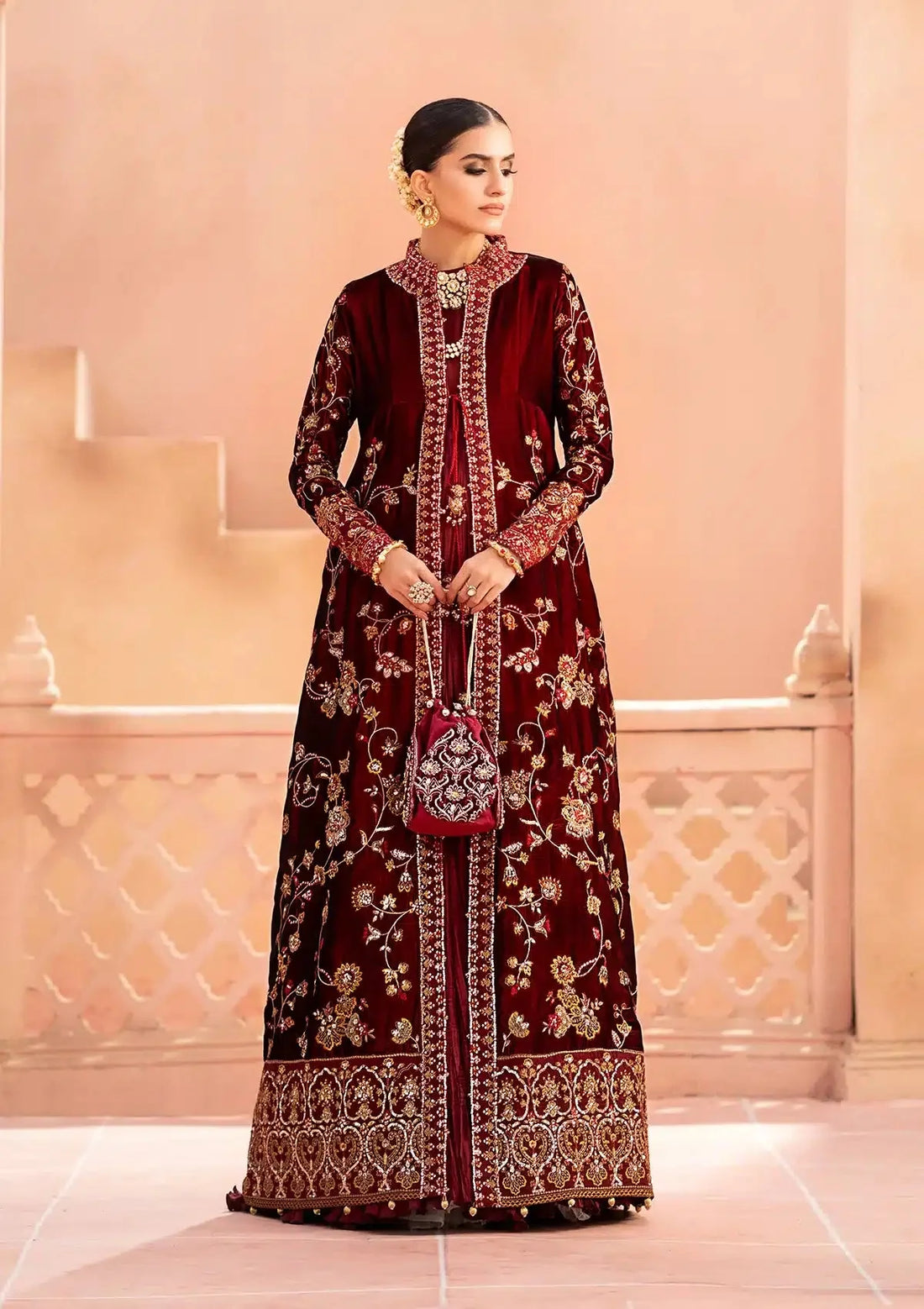 Aik Atelier | Zardozi Velvet 23 | 07 - Official Aik Atelier stockist in UK - Sakeena London