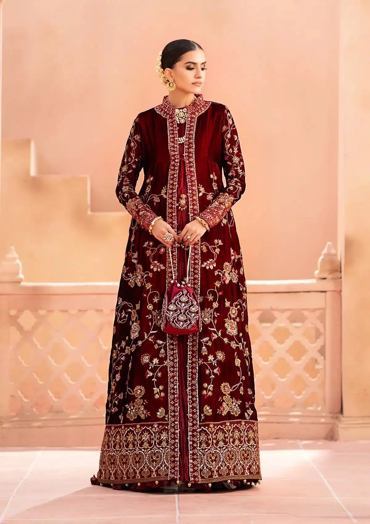 Aik Atelier | Zardozi Velvet 23 | 07 - Official Aik Atelier stockist in UK - Sakeena London