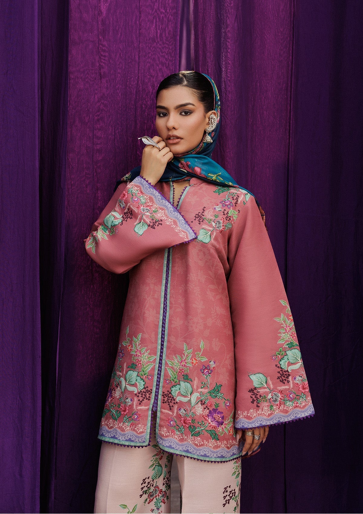 Aik Atelier | Roz Khaddar | AIK ROZ '25 D2 - LOOK 02 - Official Aik Atelier stockist in UK - Sakeena London