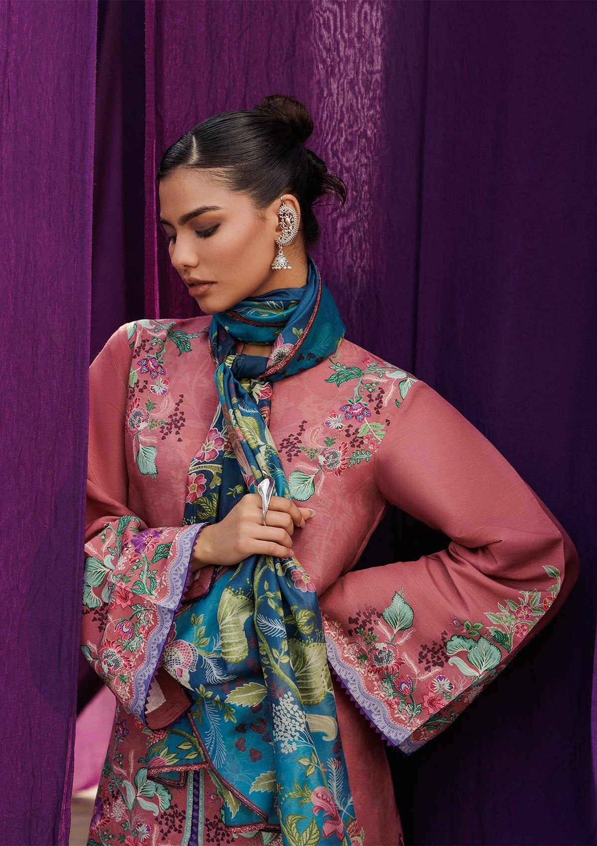 Aik Atelier | Roz Khaddar | AIK ROZ '25 D2 - LOOK 02 - Official Aik Atelier stockist in UK - Sakeena London