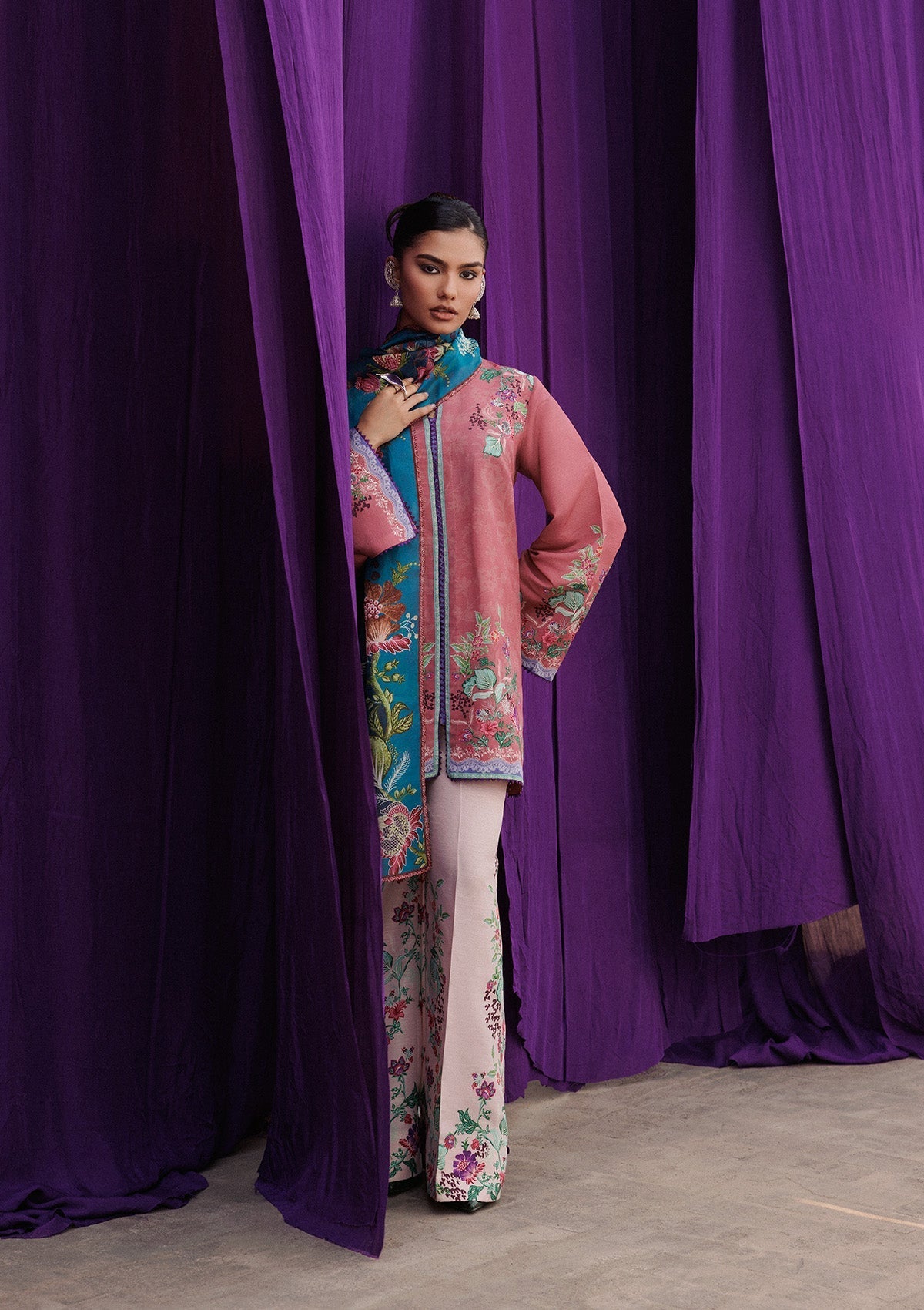Aik Atelier | Roz Khaddar | AIK ROZ '25 D2 - LOOK 02 - Official Aik Atelier stockist in UK - Sakeena London