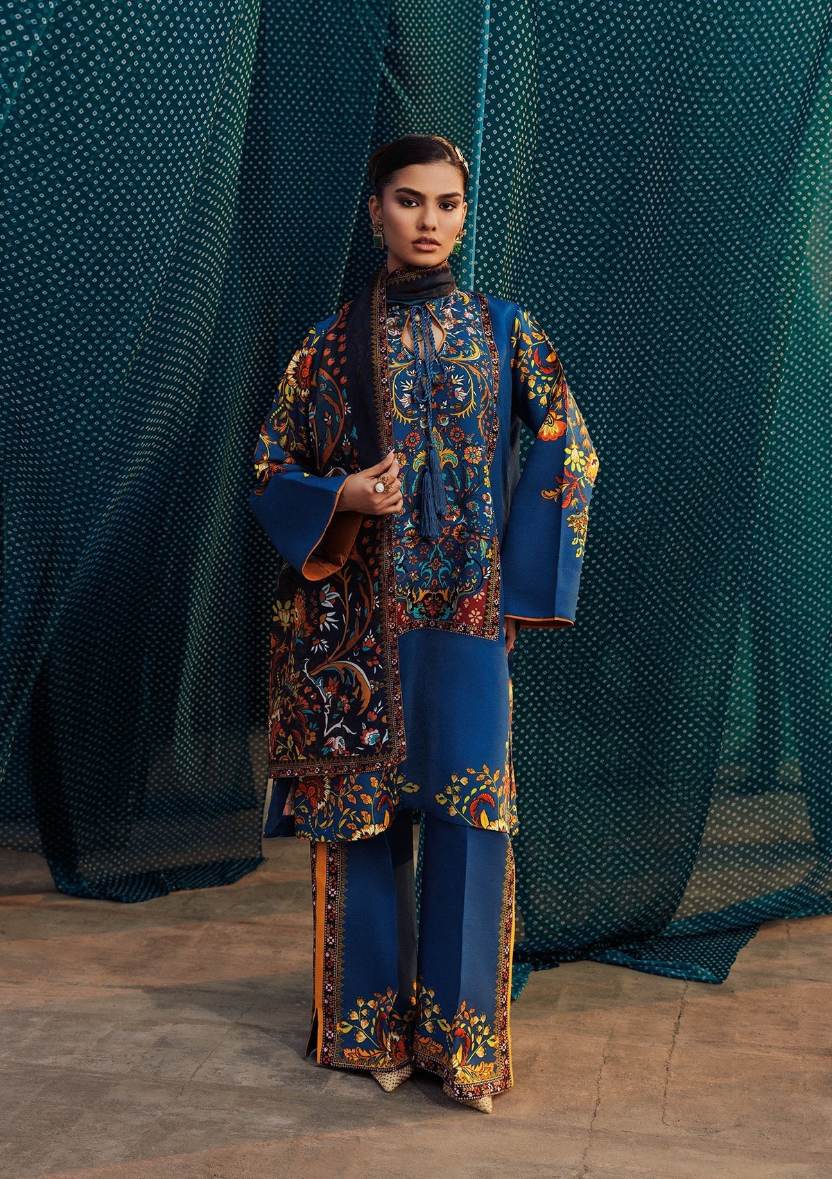Aik Atelier | Roz Khaddar | AIK ROZ '25 D2 - LOOK 03 - Official Aik Atelier stockist in UK - Sakeena London
