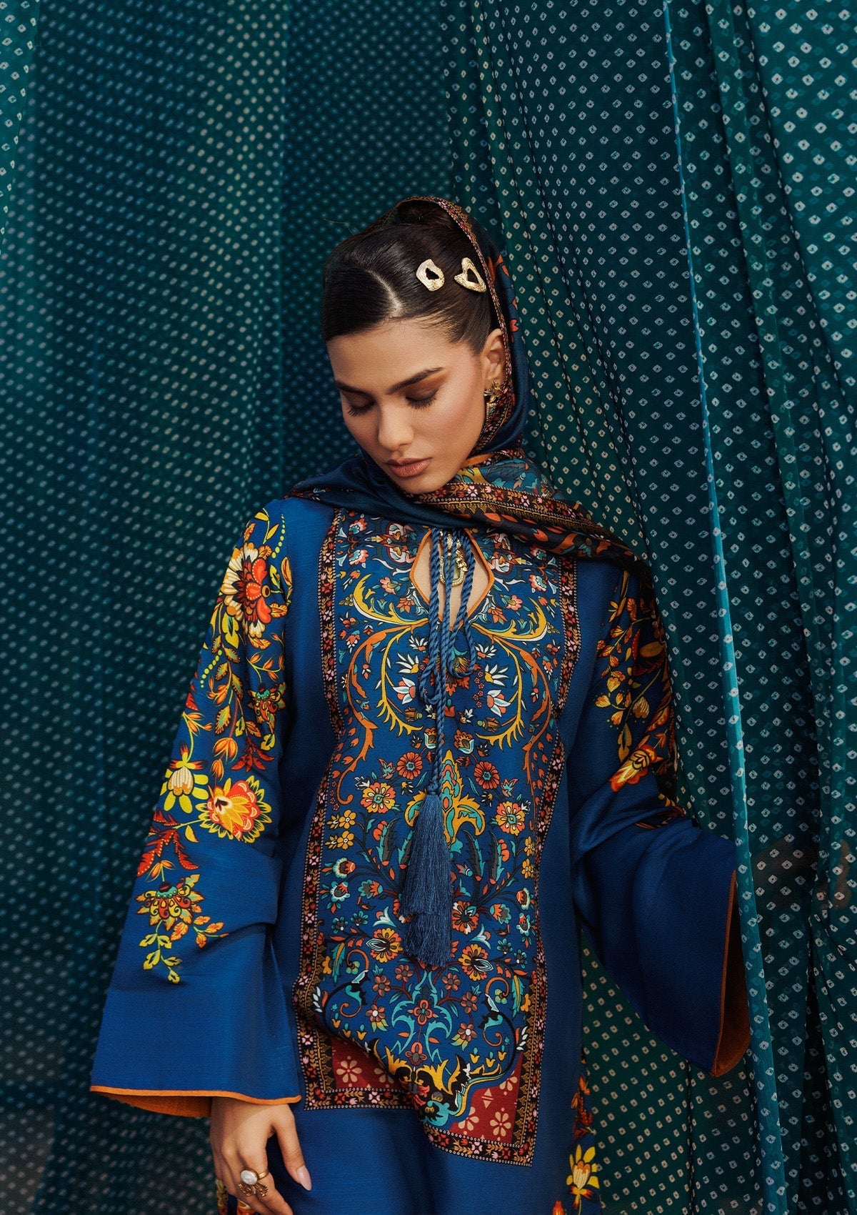 Aik Atelier | Roz Khaddar | AIK ROZ '25 D2 - LOOK 03 - Official Aik Atelier stockist in UK - Sakeena London