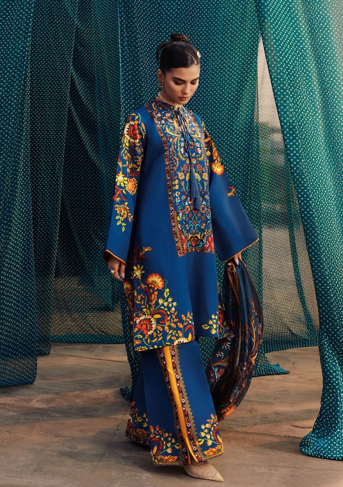 Aik Atelier | Roz Khaddar | AIK ROZ '25 D2 - LOOK 03 - Official Aik Atelier stockist in UK - Sakeena London
