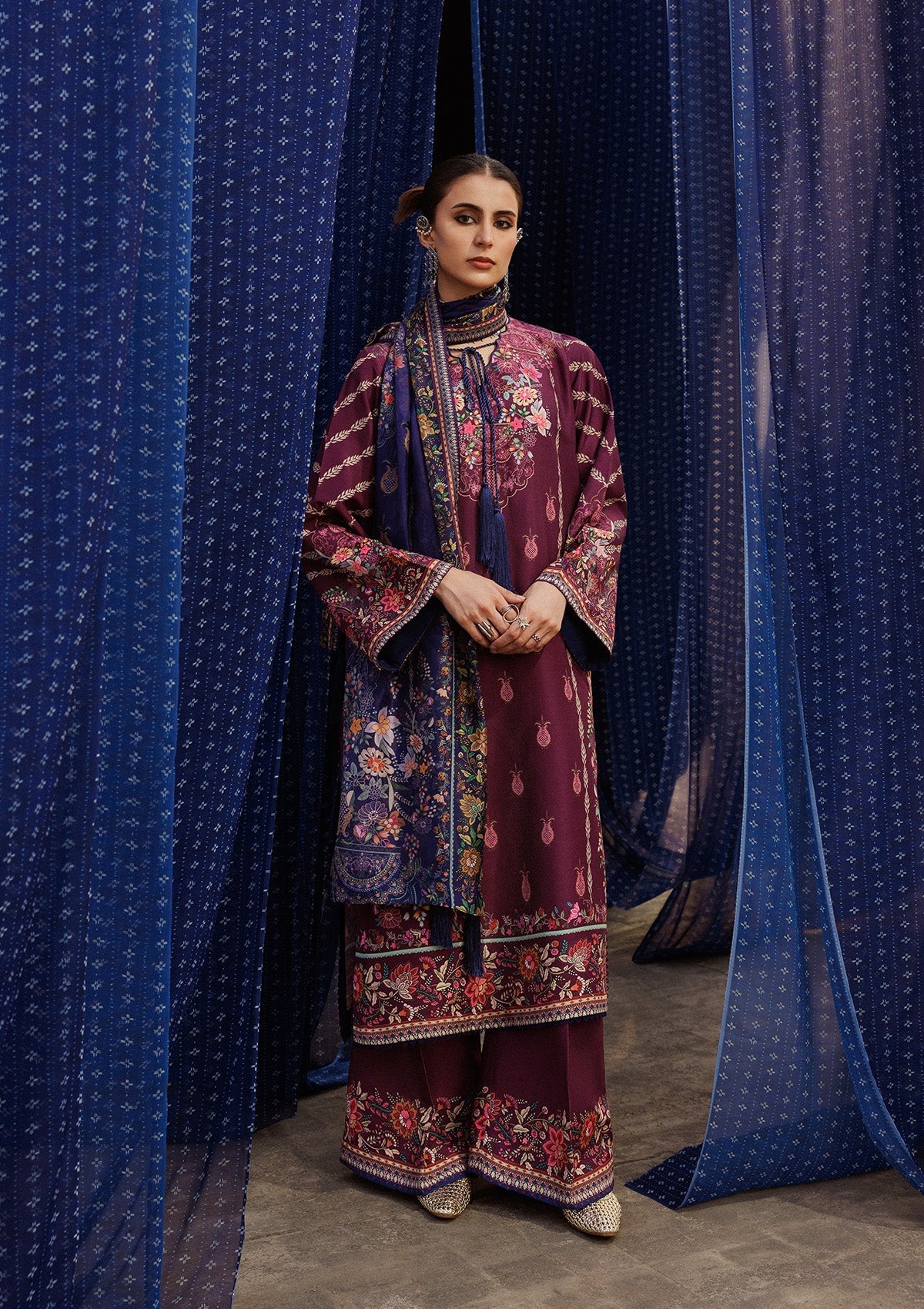 Aik Atelier | Roz Khaddar | AIK ROZ '25 D2 - LOOK 04 - Official Aik Atelier stockist in UK - Sakeena London