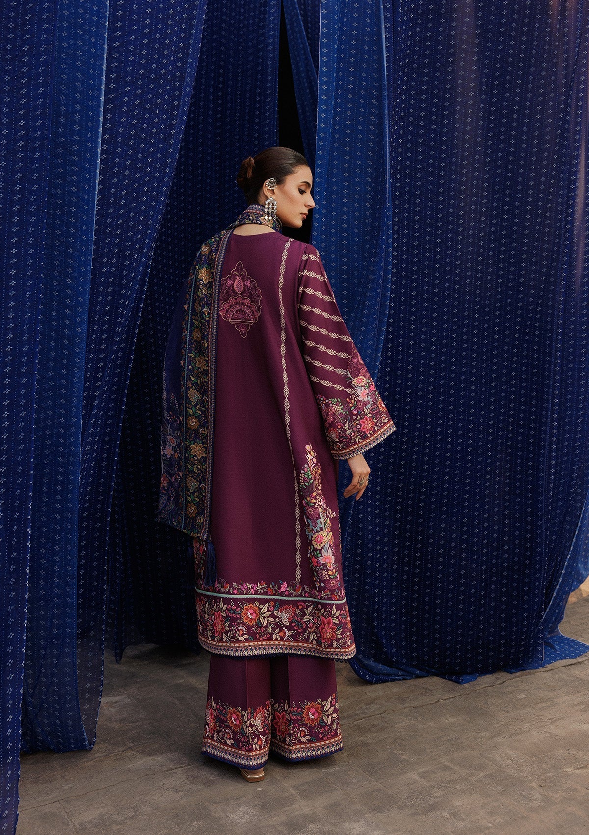 Aik Atelier | Roz Khaddar | AIK ROZ '25 D2 - LOOK 04 - Official Aik Atelier stockist in UK - Sakeena London
