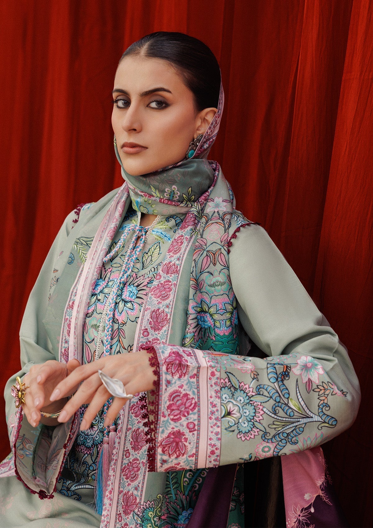 Aik Atelier | Roz Khaddar | AIK ROZ '25 D2 - LOOK 06 - Official Aik Atelier stockist in UK - Sakeena London