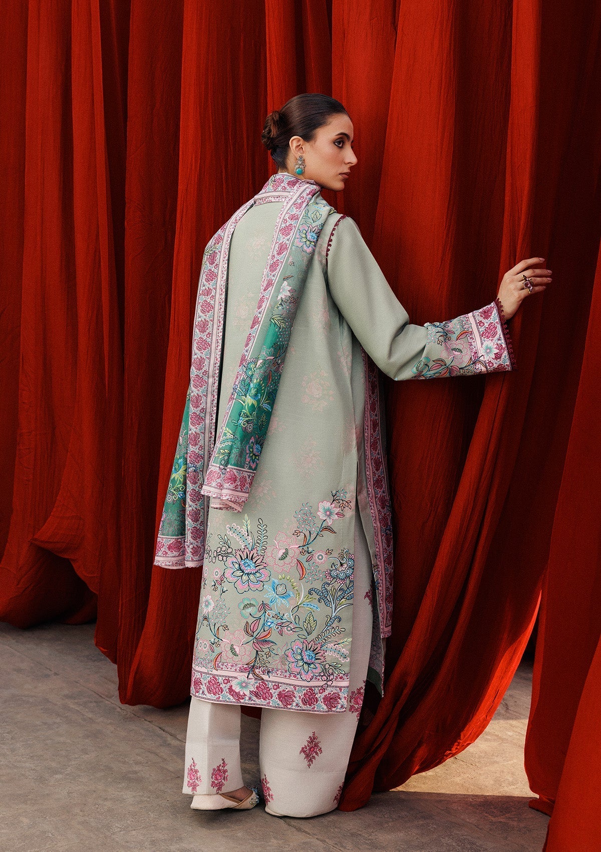 Aik Atelier | Roz Khaddar | AIK ROZ '25 D2 - LOOK 06 - Official Aik Atelier stockist in UK - Sakeena London