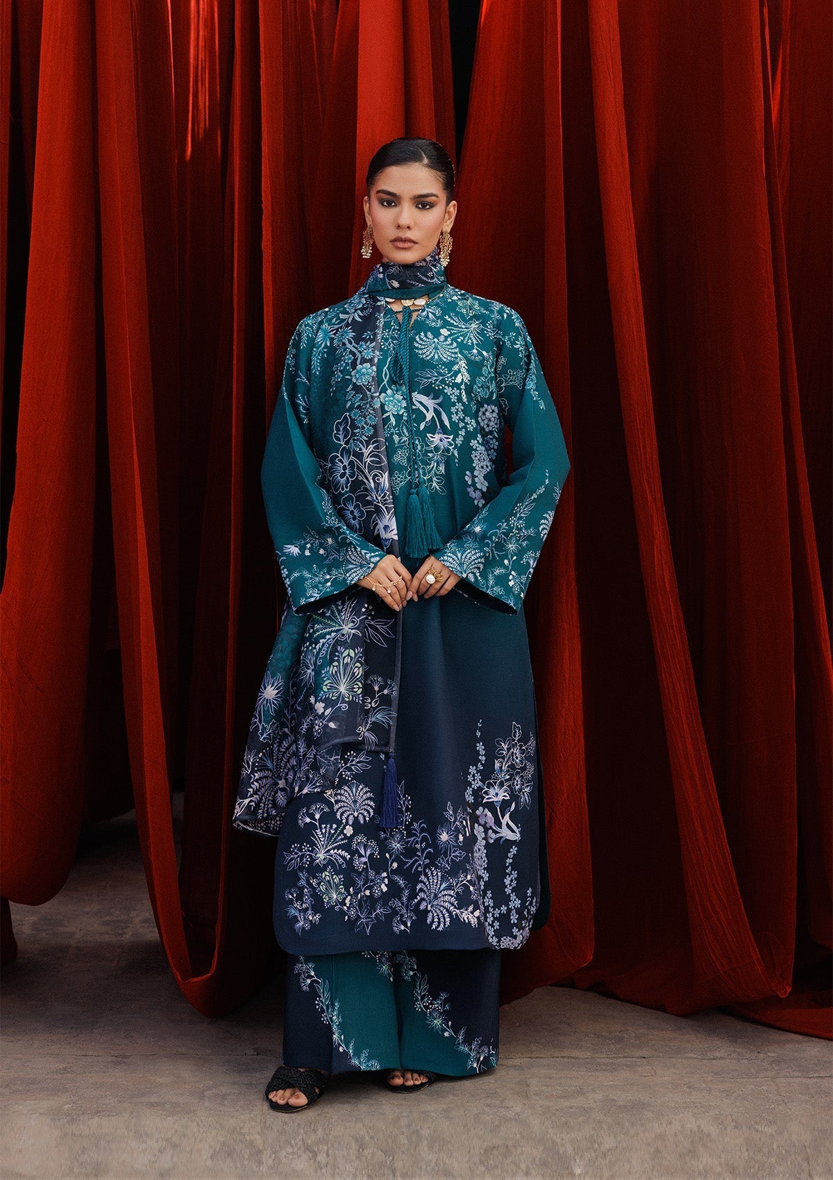Aik Atelier | Roz Khaddar | AIK ROZ '25 D2 - LOOK 07 - Official Aik Atelier stockist in UK - Sakeena London
