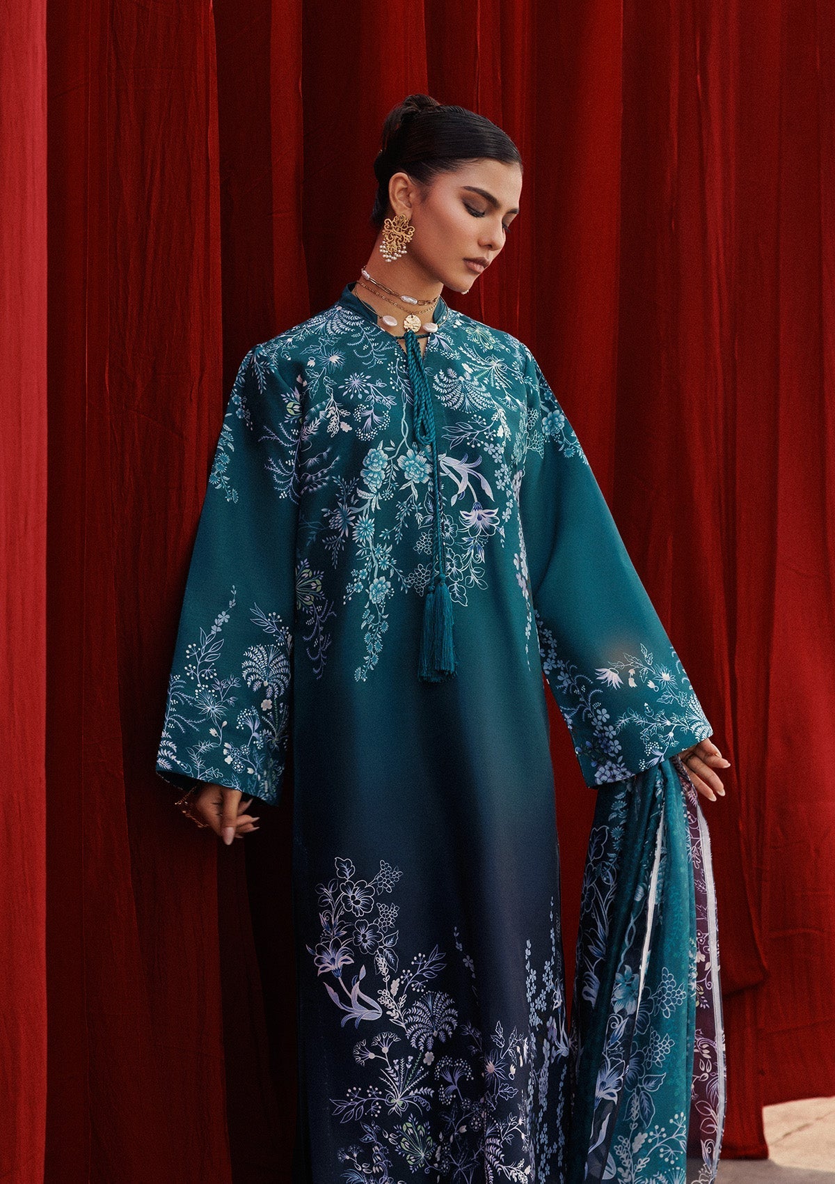 Aik Atelier | Roz Khaddar | AIK ROZ '25 D2 - LOOK 07 - Official Aik Atelier stockist in UK - Sakeena London