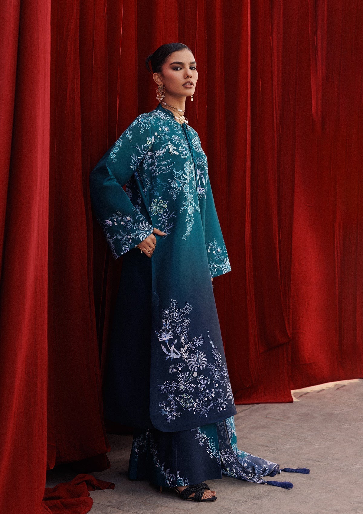 Aik Atelier | Roz Khaddar | AIK ROZ '25 D2 - LOOK 07 - Official Aik Atelier stockist in UK - Sakeena London