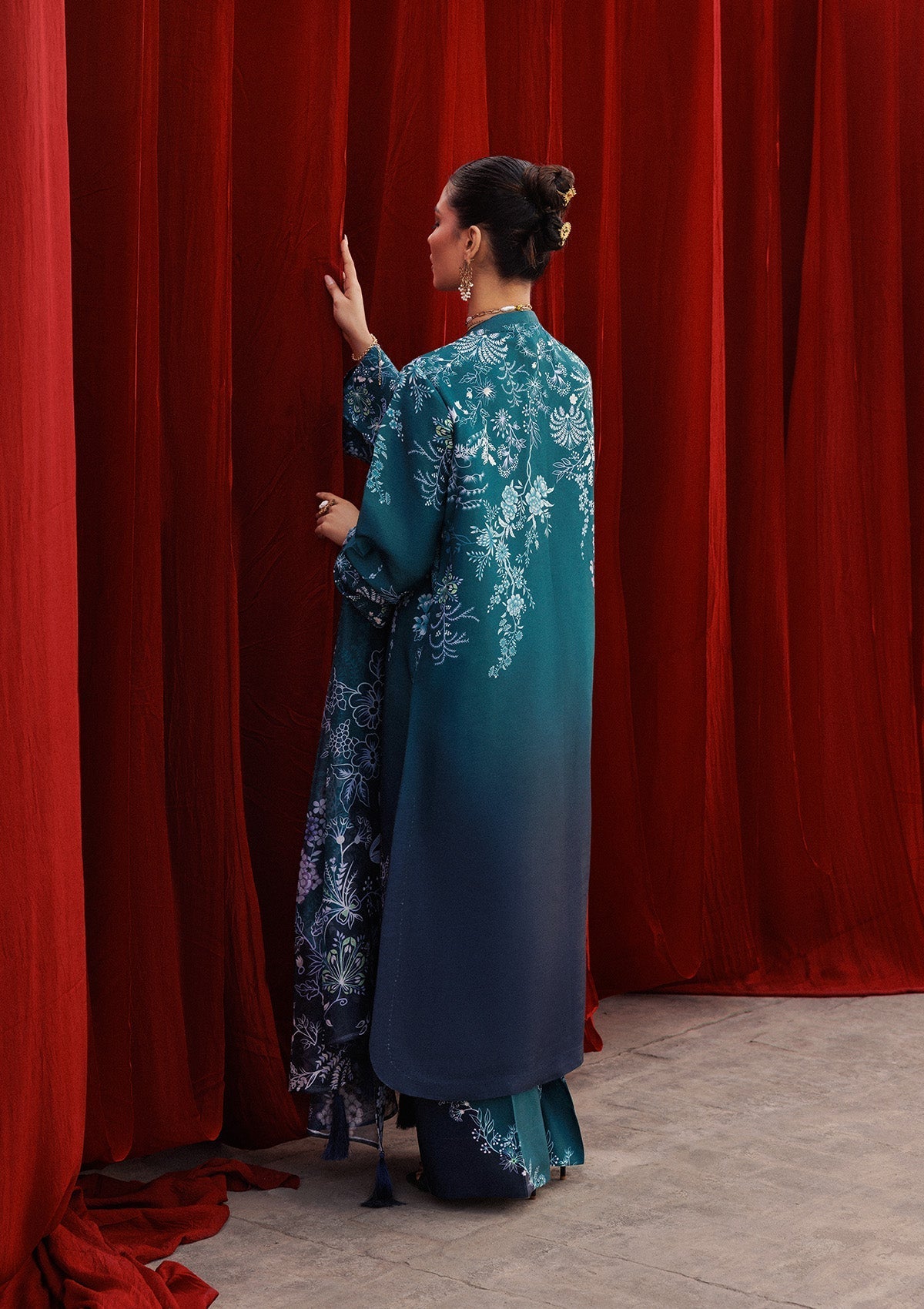 Aik Atelier | Roz Khaddar | AIK ROZ '25 D2 - LOOK 07 - Official Aik Atelier stockist in UK - Sakeena London