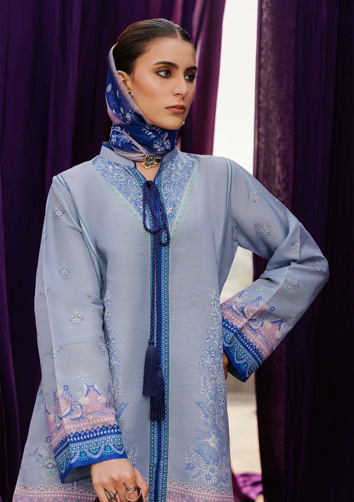 Aik Atelier | Roz Khaddar | AIK ROZ '25 D2 - LOOK 08 - Official Aik Atelier stockist in UK - Sakeena London
