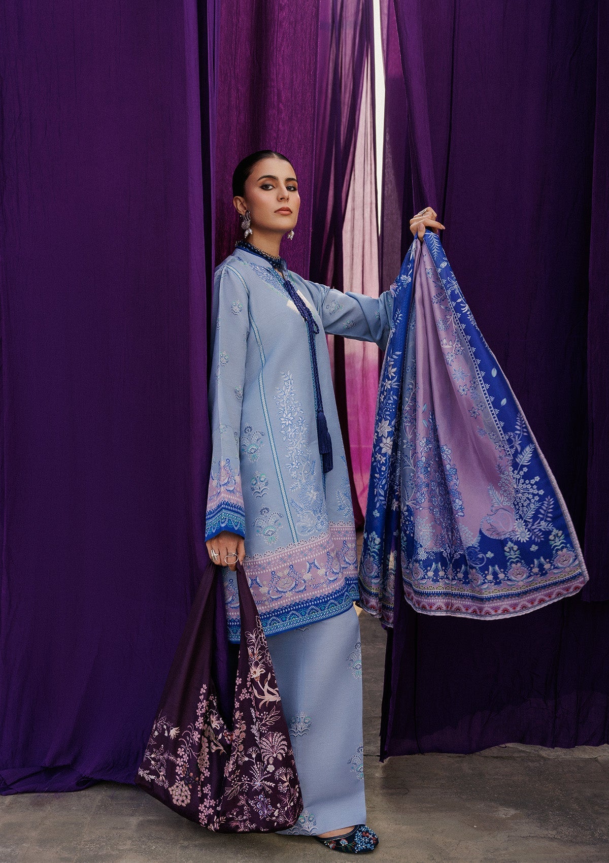 Aik Atelier | Roz Khaddar | AIK ROZ '25 D2 - LOOK 08 - Official Aik Atelier stockist in UK - Sakeena London