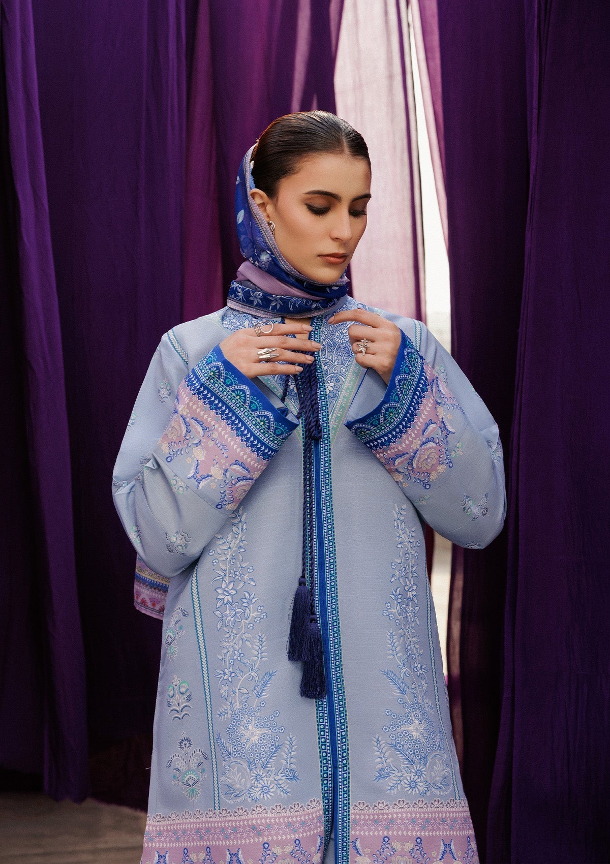 Aik Atelier | Roz Khaddar | AIK ROZ '25 D2 - LOOK 08 - Official Aik Atelier stockist in UK - Sakeena London