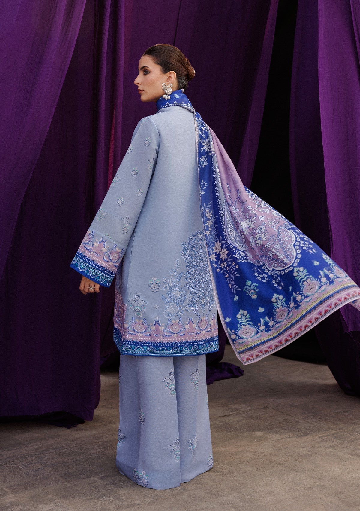 Aik Atelier | Roz Khaddar | AIK ROZ '25 D2 - LOOK 08 - Official Aik Atelier stockist in UK - Sakeena London