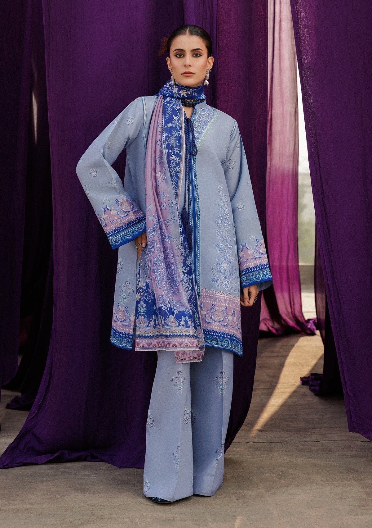 Aik Atelier | Roz Khaddar | AIK ROZ '25 D2 - LOOK 08 - Official Aik Atelier stockist in UK - Sakeena London
