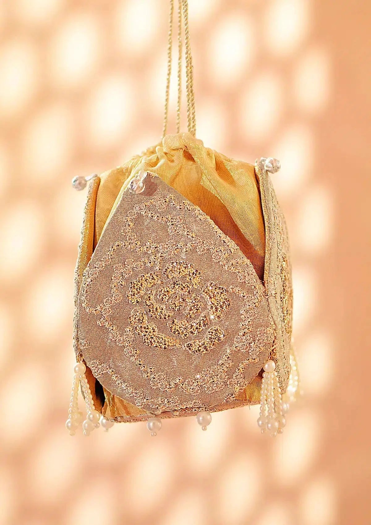 AIK SILVER TISSUE POTLI - Official Sakeena London Ltd. stockist in UK - Sakeena London