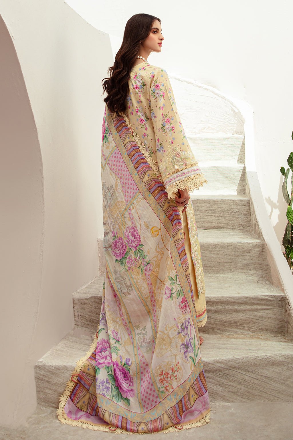 AJR Couture | Alif Affordable Lawn 24 | SUNNY DELIGHT - Official AJR Couture stockist in UK - Sakeena London