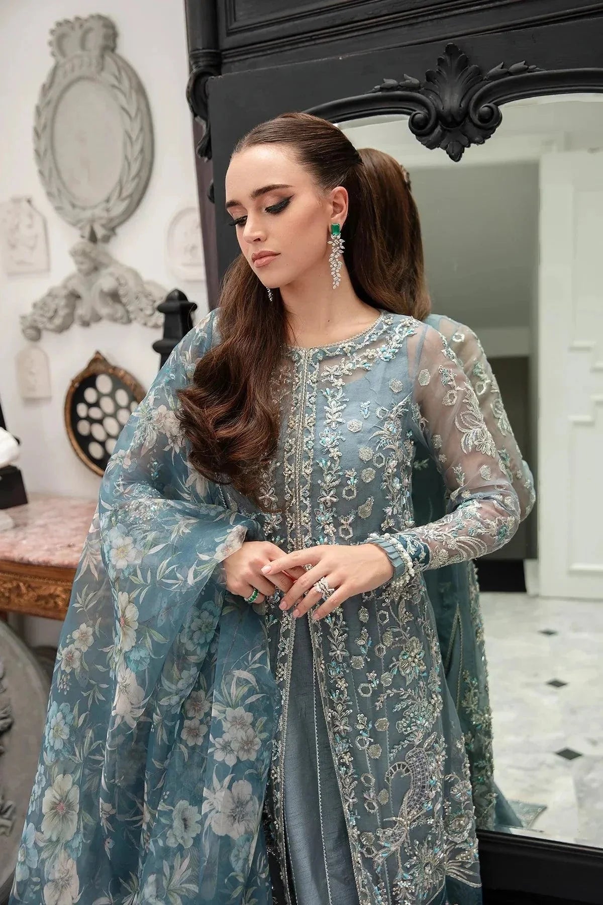 AJR Couture | Alif Luxury Wedding Formals 23 | Ambrosia - Official AJR Couture stockist in UK - Sakeena London