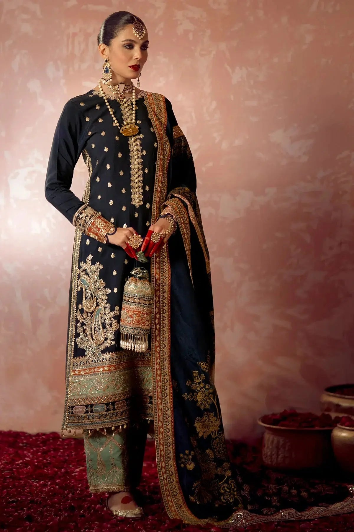 AJR Couture | Mushk The Silk Edit | Khushboo - Official AJR Couture stockist in UK - Sakeena London
