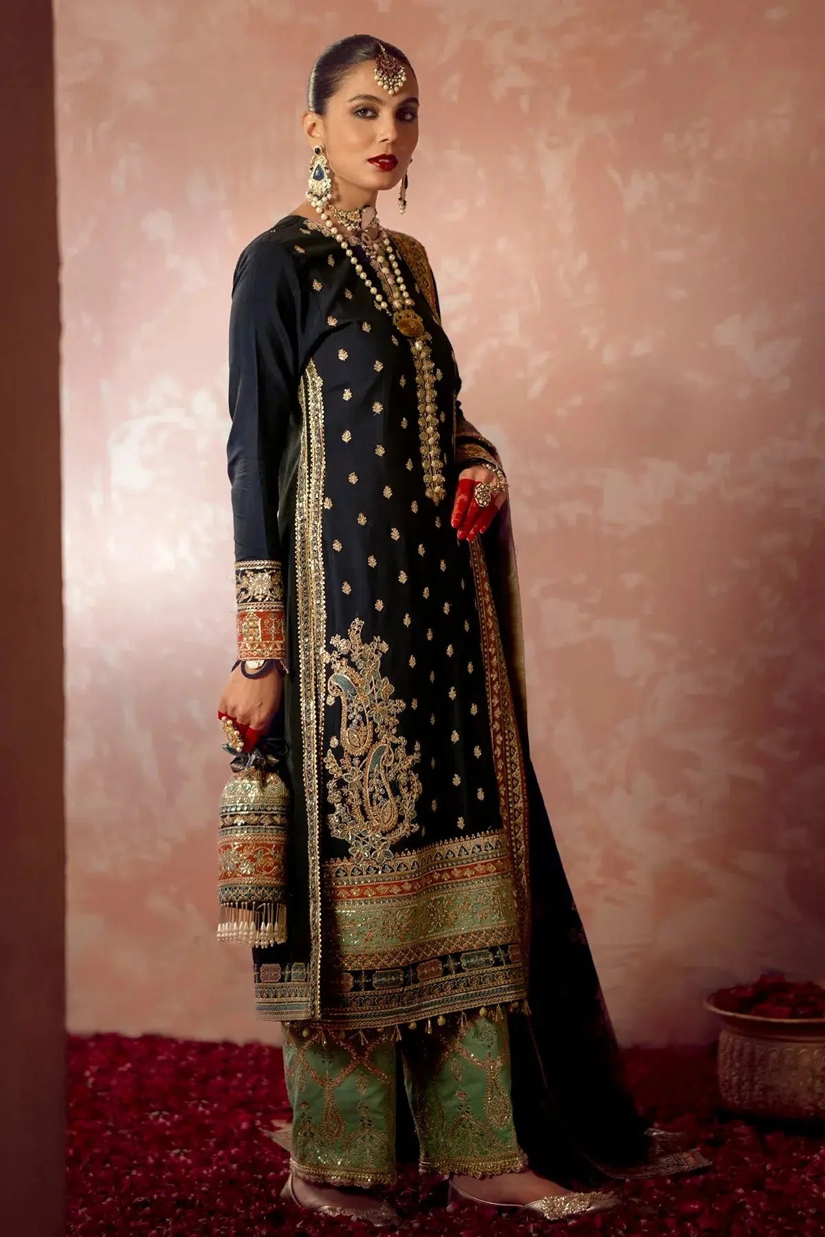 AJR Couture | Mushk The Silk Edit | Khushboo - Official AJR Couture stockist in UK - Sakeena London
