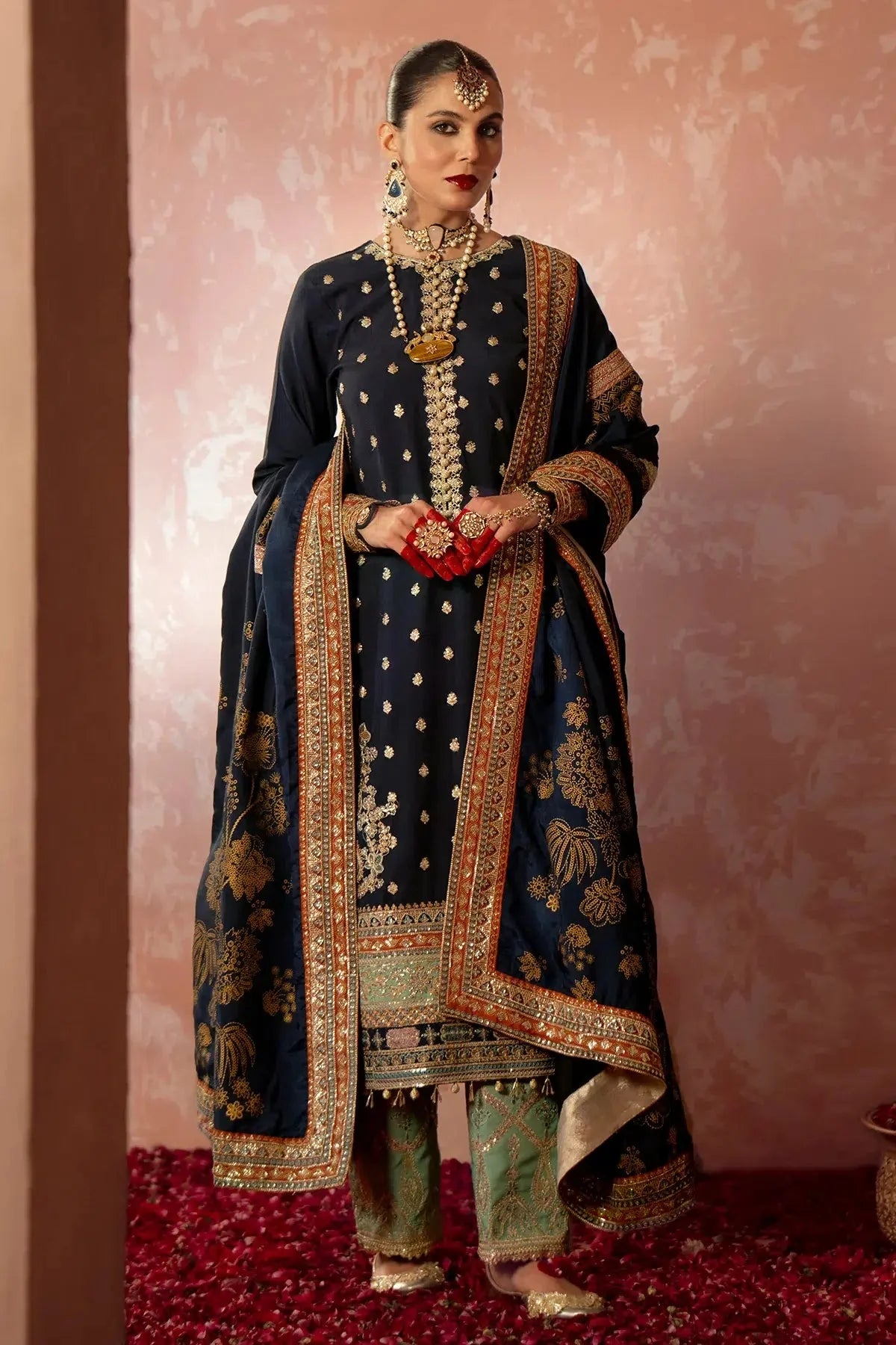 AJR Couture | Mushk The Silk Edit | Khushboo - Official AJR Couture stockist in UK - Sakeena London