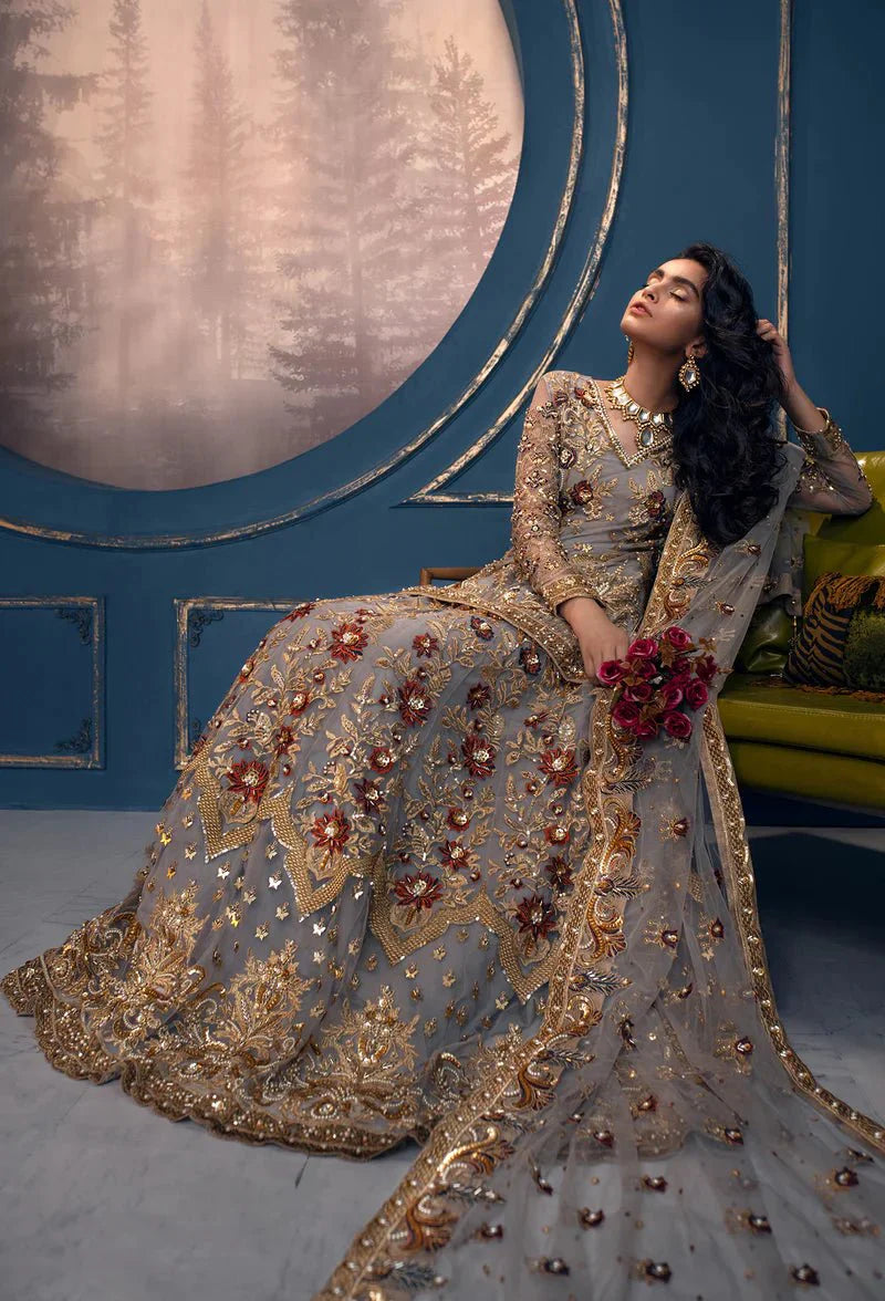 Akbar Aslam | Orphic Bridals | Queen Bee AAB-1403 - Official Akbar Aslam stockist in UK - Sakeena London