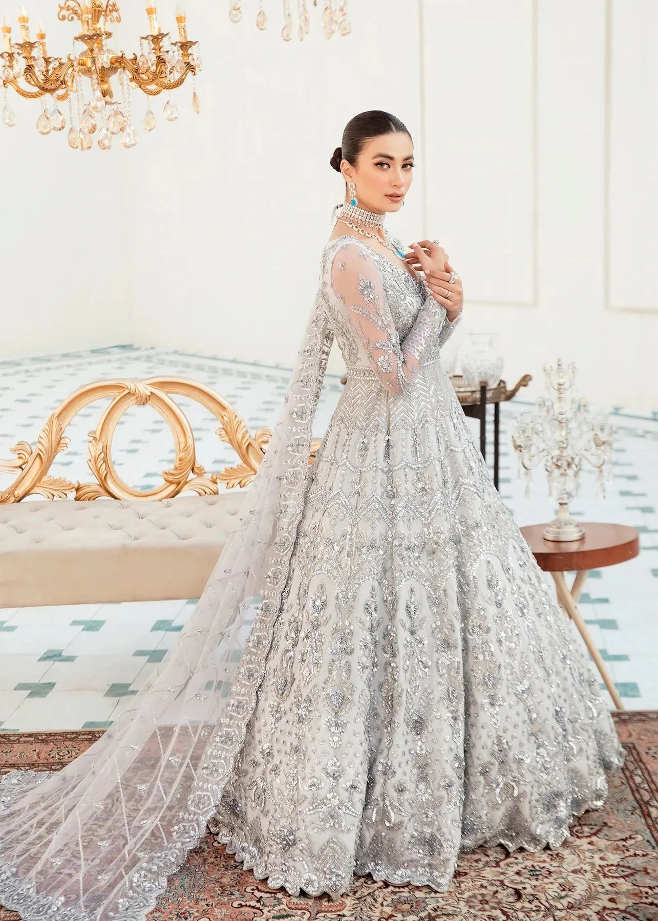 Akbar Aslam | Orphic Bridals | Slate - Official Akbar Aslam stockist in UK - Sakeena London
