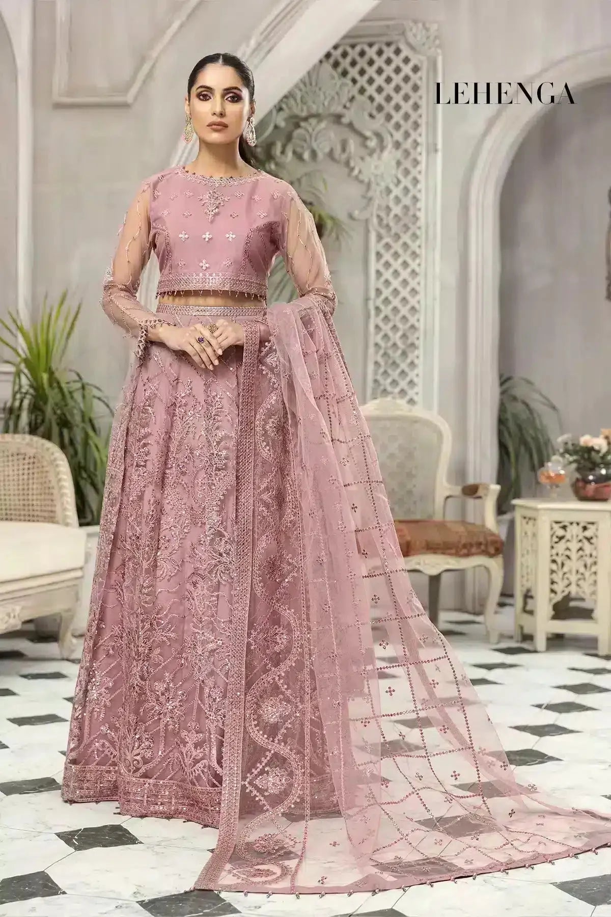 Alizeh | Embroidered Chiffon | Mahpera - Official Alizeh stockist in UK - Sakeena London