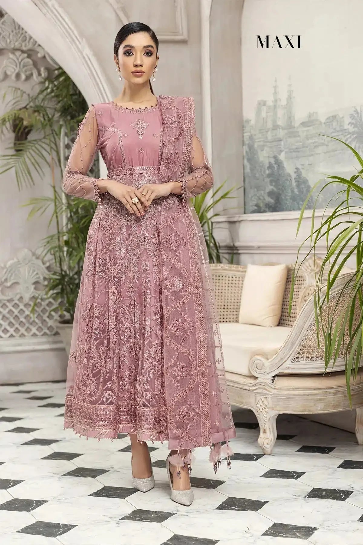 Alizeh | Embroidered Chiffon | Mahpera - Official Alizeh stockist in UK - Sakeena London