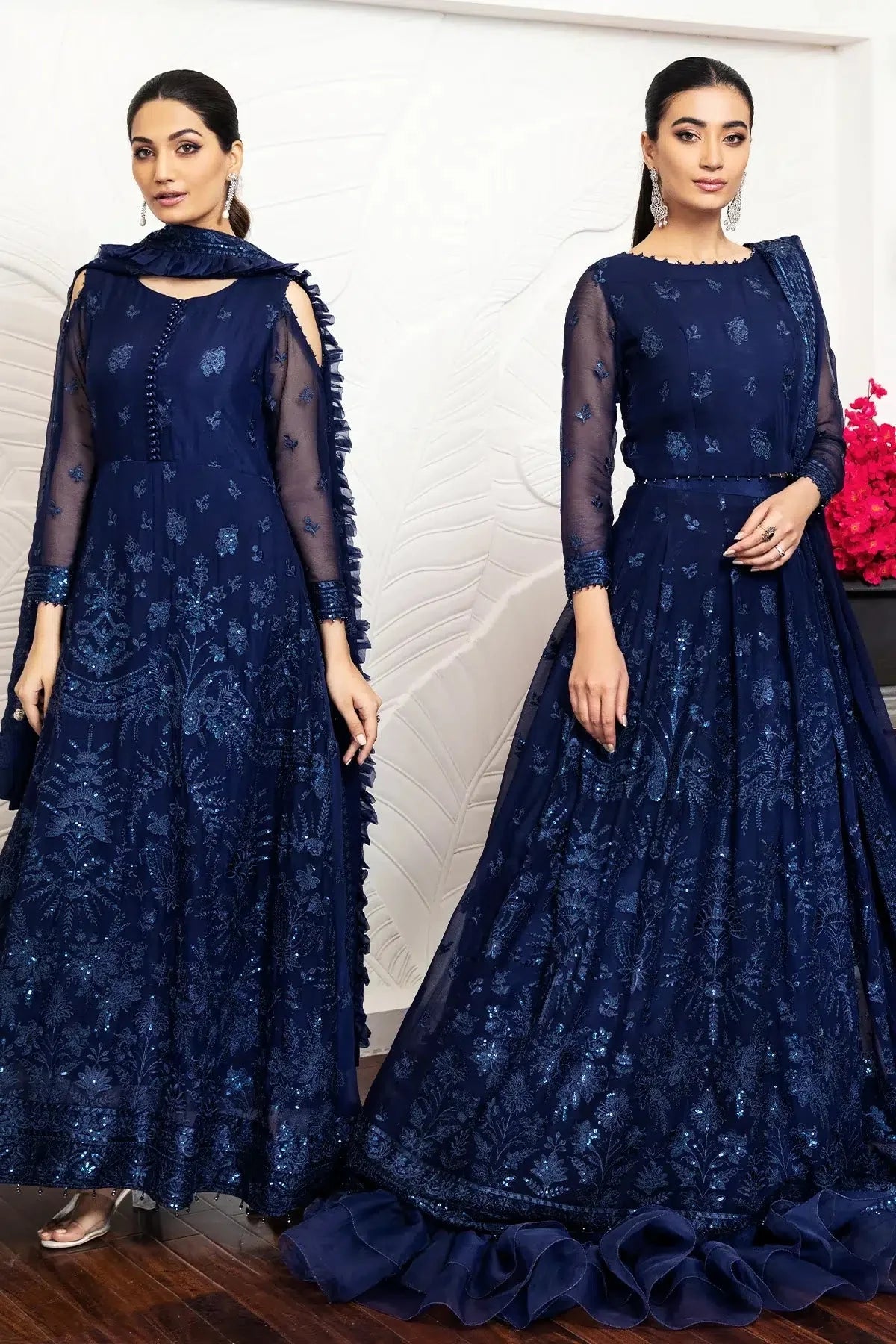 Alizeh | Formals Collection | Glace Blue - Official Alizeh stockist in UK - Sakeena London