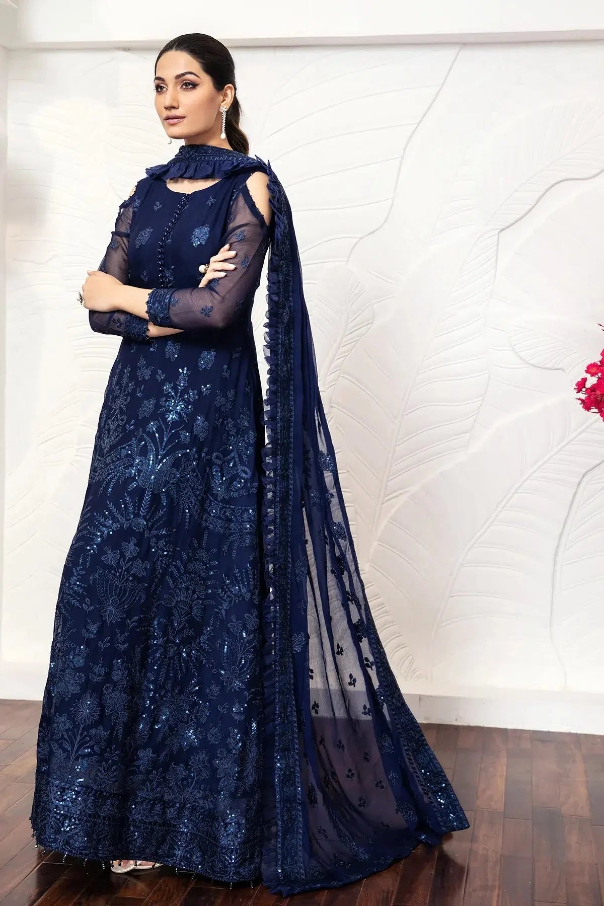 Alizeh | Formals Collection | Glace Blue - Official Alizeh stockist in UK - Sakeena London