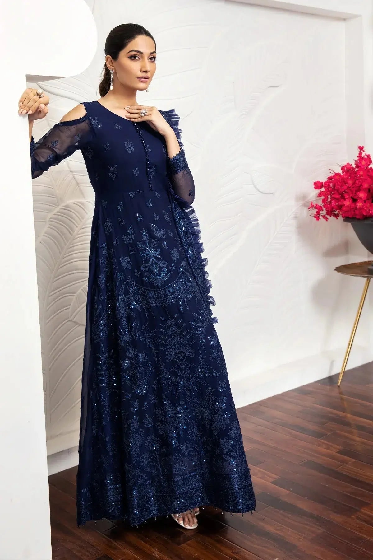Alizeh | Formals Collection | Glace Blue - Official Alizeh stockist in UK - Sakeena London