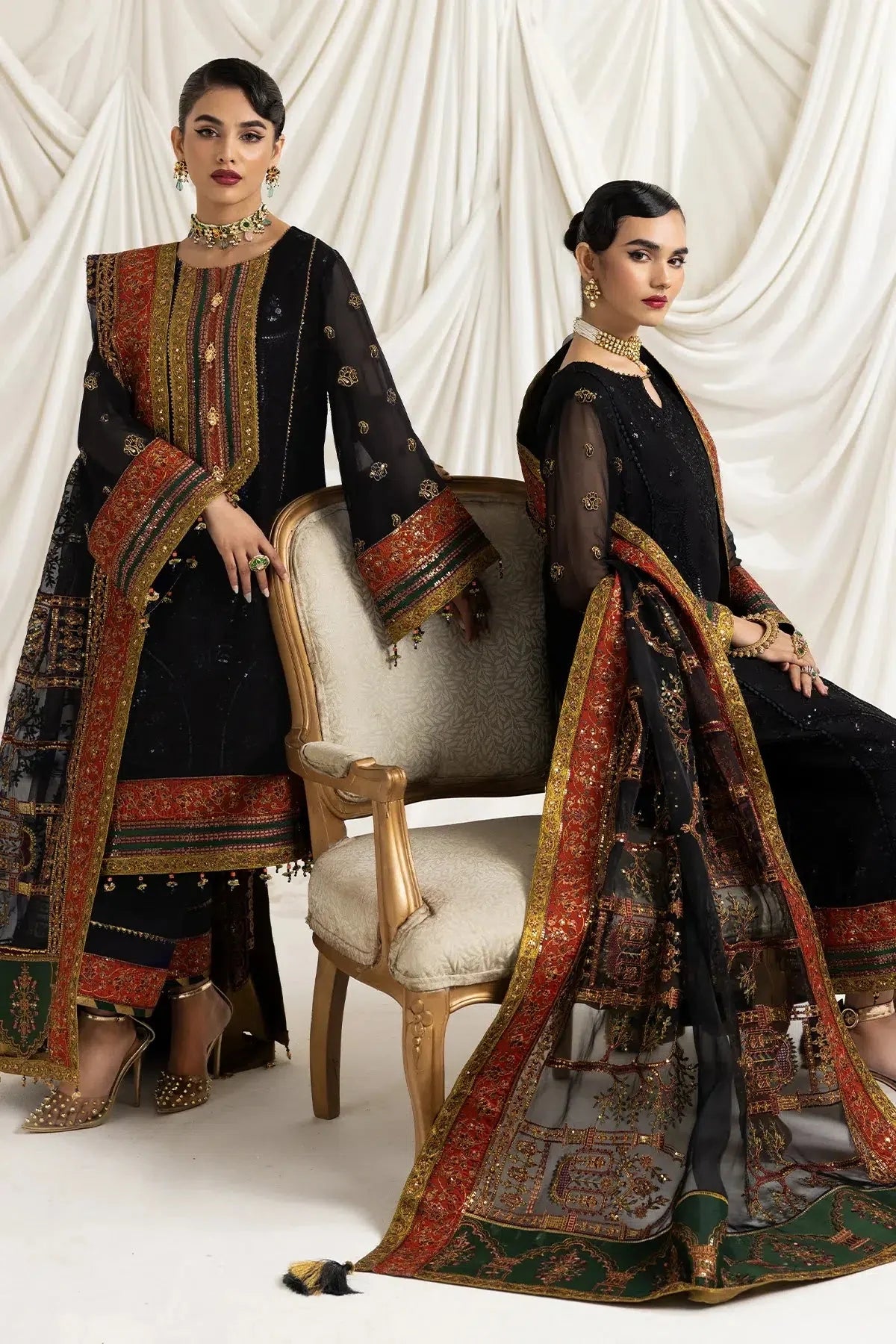 Alizeh | Formals Collection | Mehlika B (BLACK) - Official Alizeh stockist in UK - Sakeena London