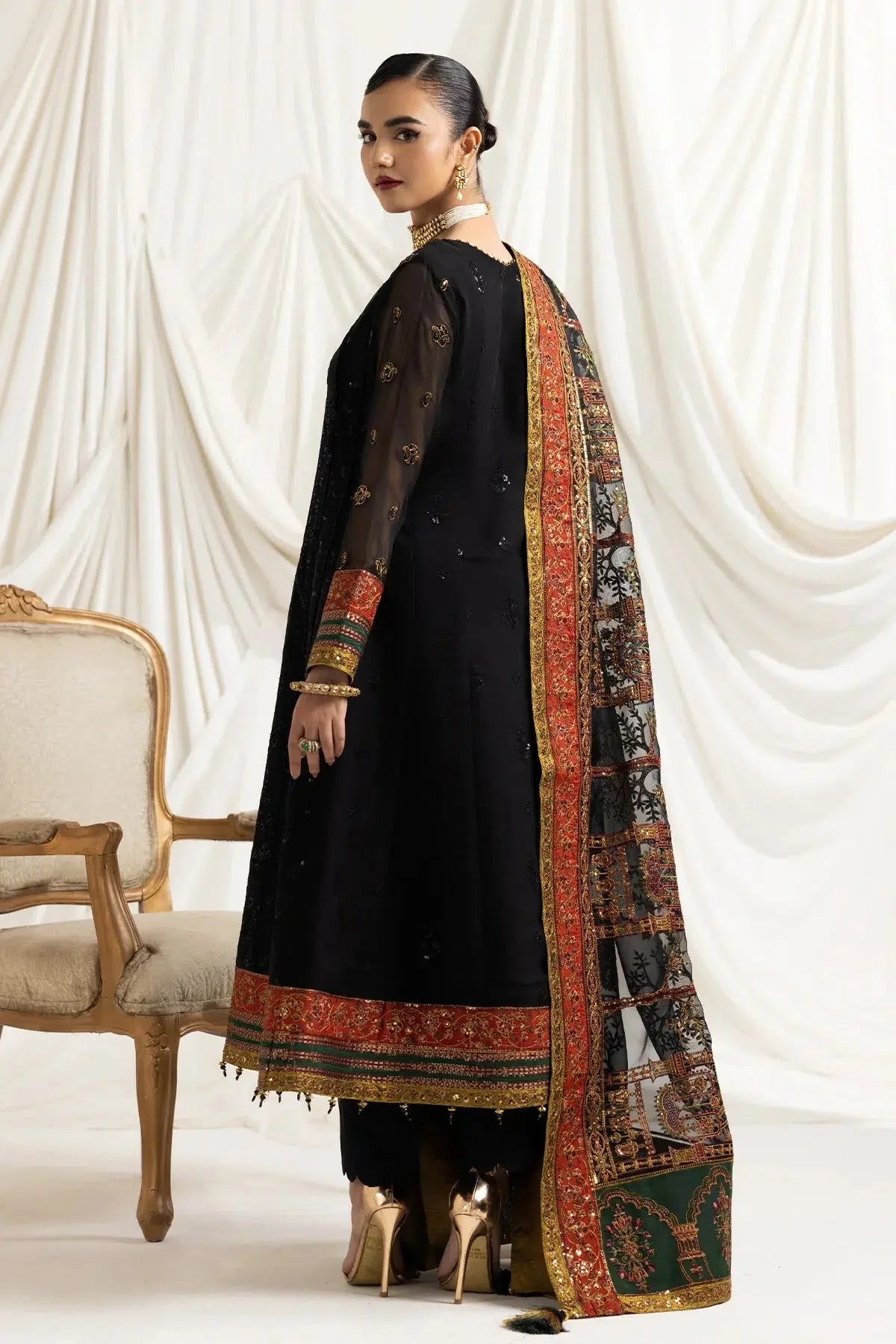 Alizeh | Formals Collection | Mehlika B (BLACK) - Official Alizeh stockist in UK - Sakeena London