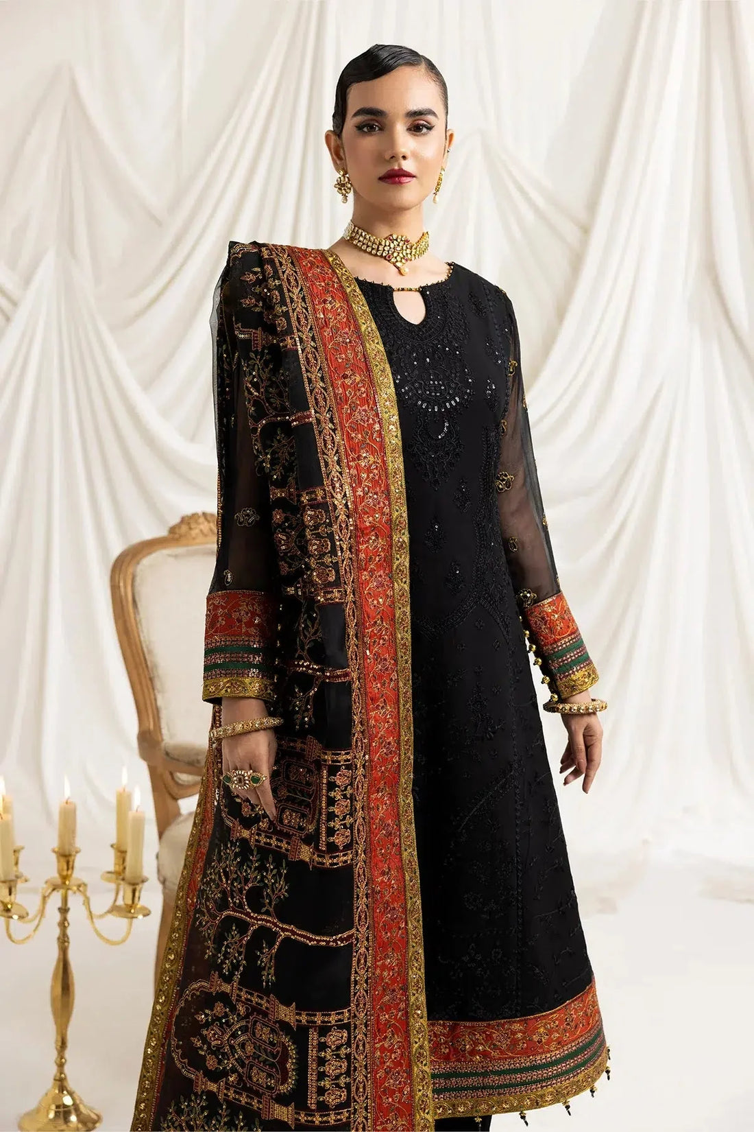 Alizeh | Formals Collection | Mehlika B (BLACK) - Official Alizeh stockist in UK - Sakeena London