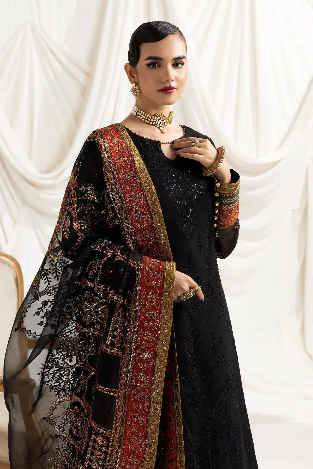Alizeh | Formals Collection | Mehlika B (BLACK) - Official Alizeh stockist in UK - Sakeena London