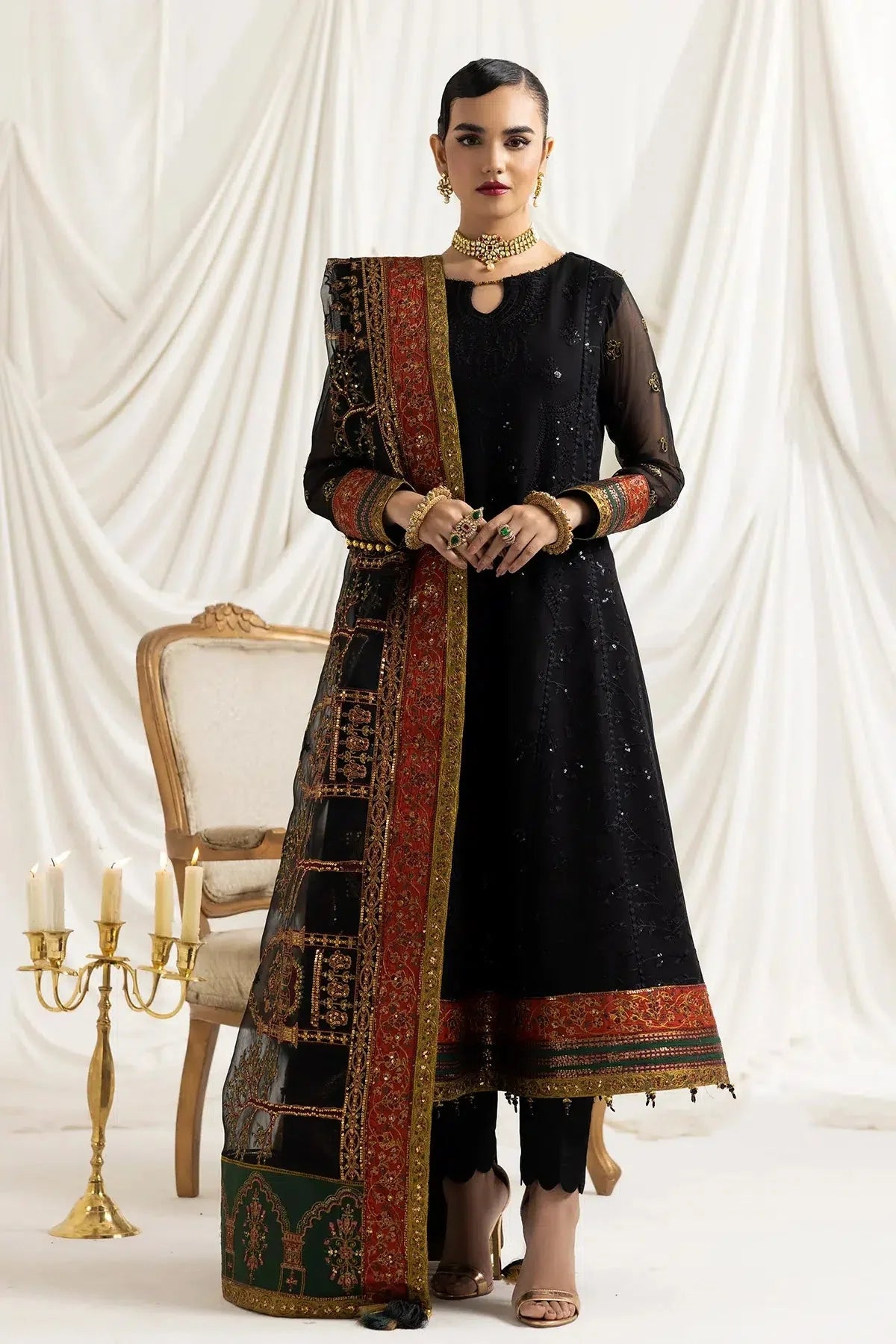 Alizeh | Formals Collection | Mehlika B (BLACK) - Official Alizeh stockist in UK - Sakeena London