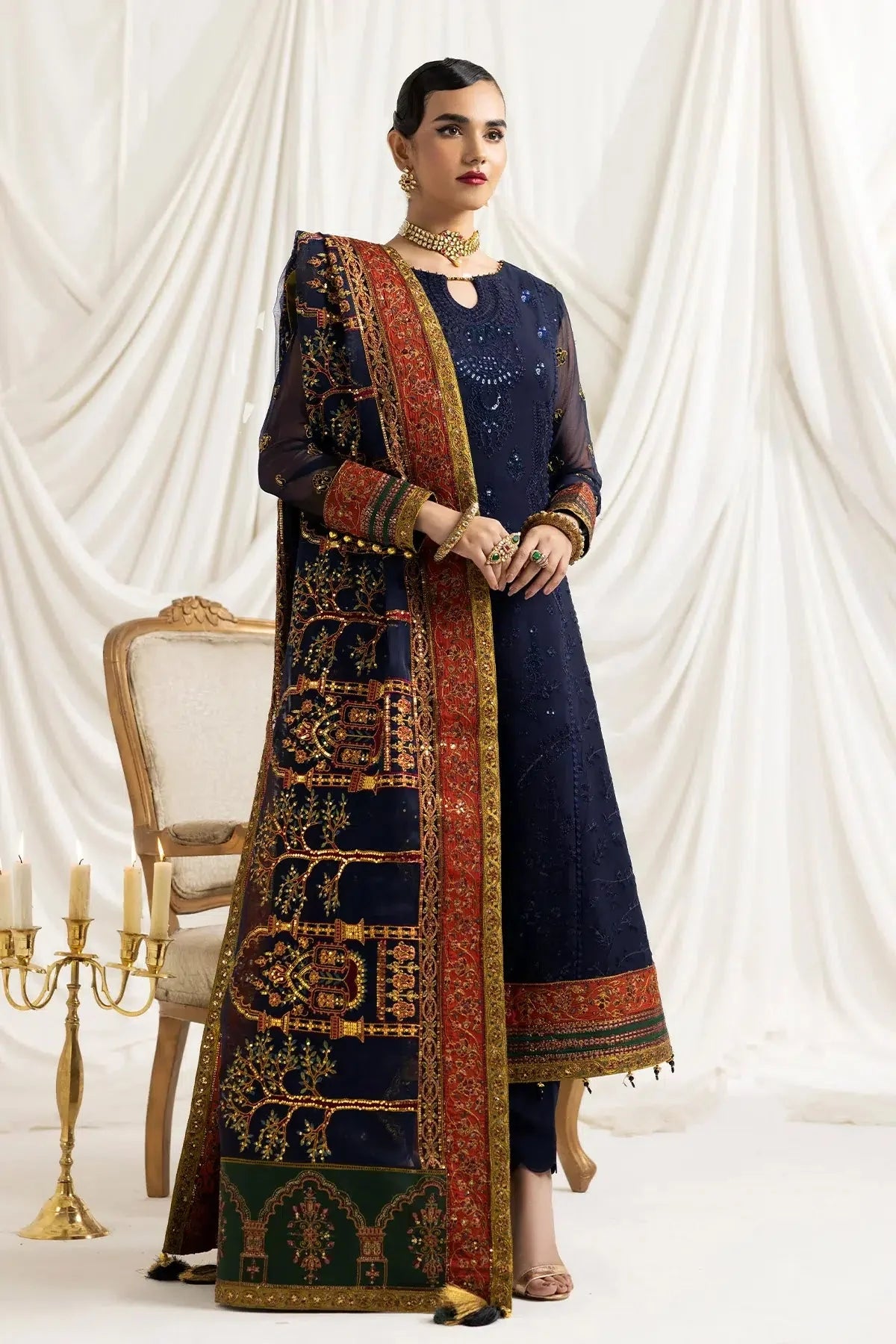Alizeh | Formals Collection | Mehlika C (BLUE) - Official Alizeh stockist in UK - Sakeena London