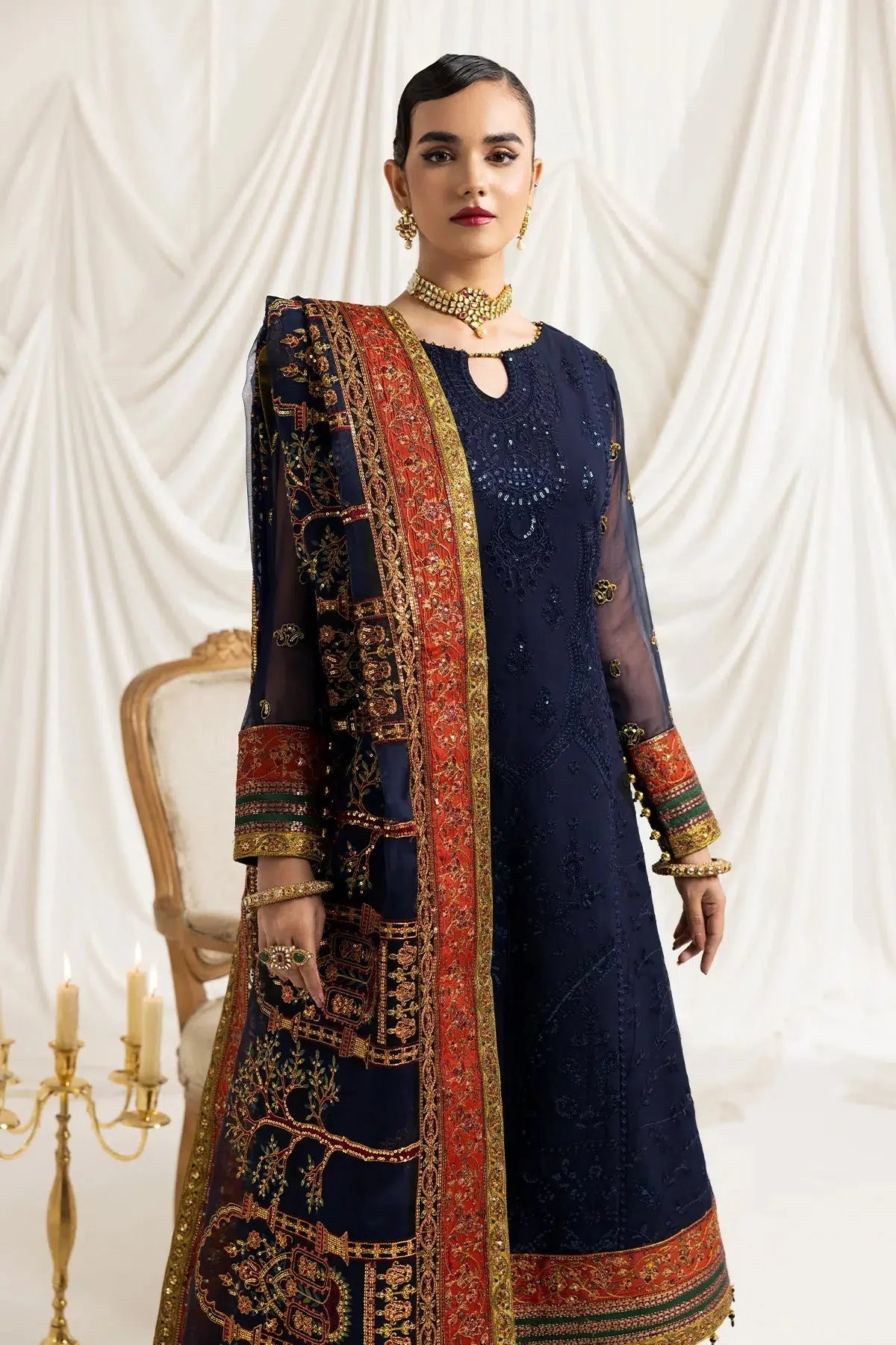 Alizeh | Formals Collection | Mehlika C (BLUE) - Official Alizeh stockist in UK - Sakeena London