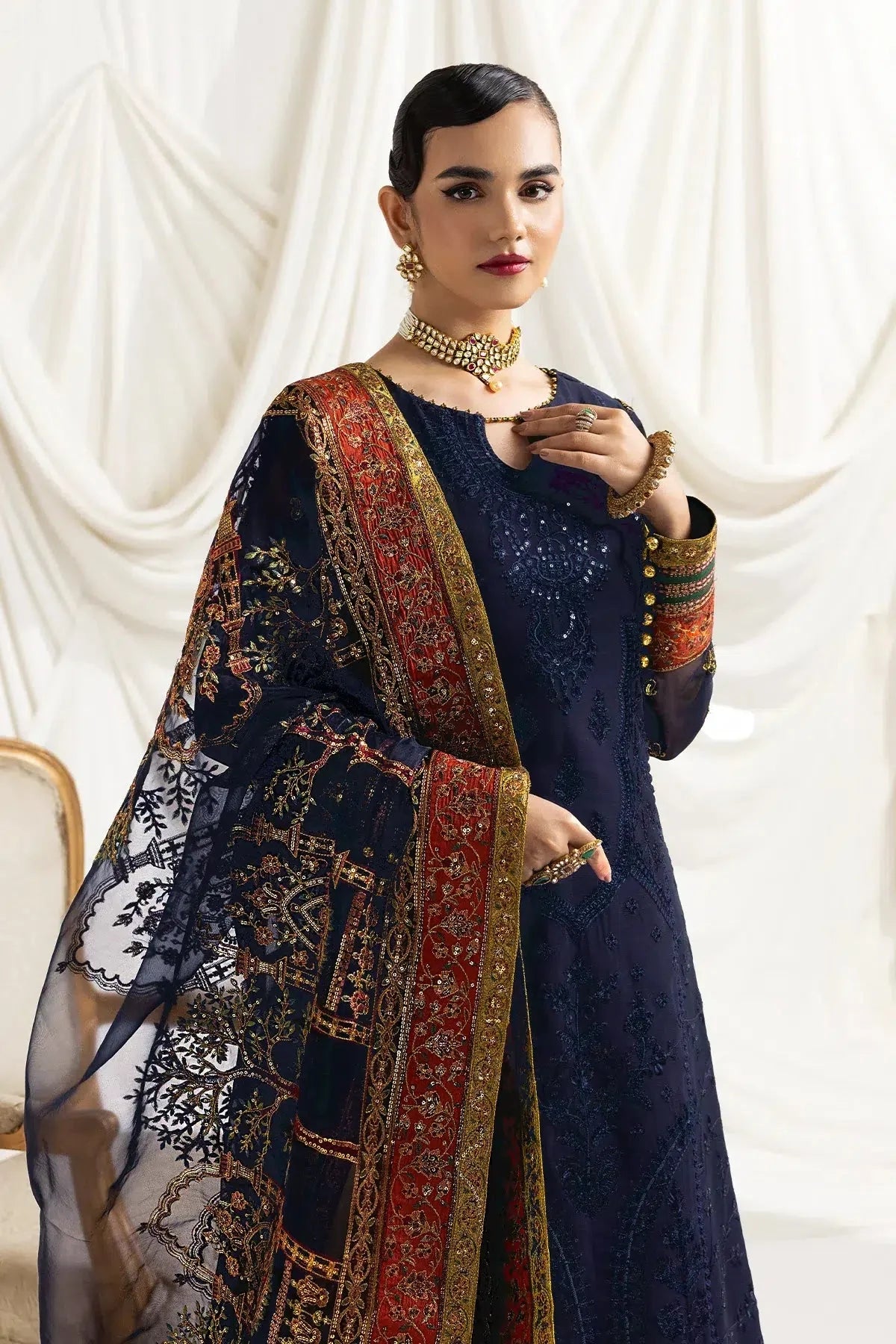 Alizeh | Formals Collection | Mehlika C (BLUE) - Official Alizeh stockist in UK - Sakeena London