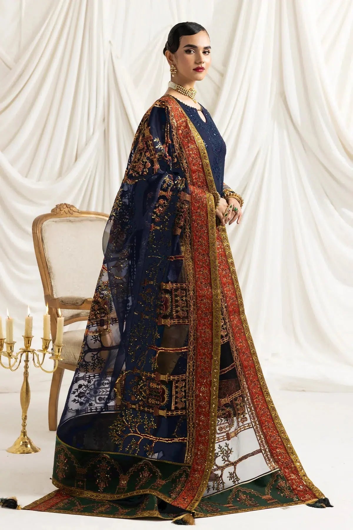 Alizeh | Formals Collection | Mehlika C (BLUE) - Official Alizeh stockist in UK - Sakeena London